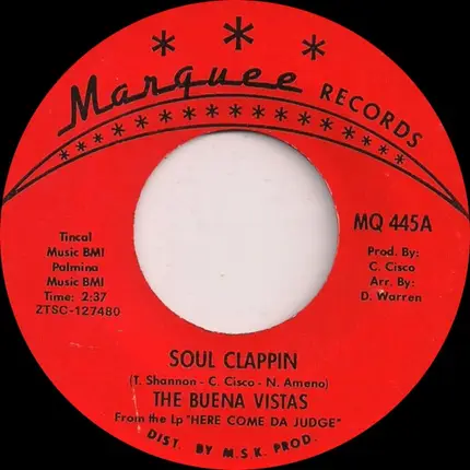 The Buena Vistas - Soul Clappin / Rappin