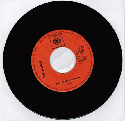 The Bunch - Don't Come Back To Me