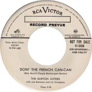 The Burton Sisters With Joe Reisman And His Orchestra - Doin' The French Can-Can / Divided Love