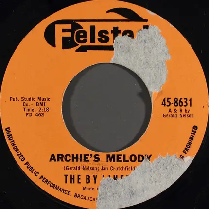 The By Liners - Mary Lou Brown / Archie's Melody