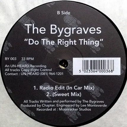 The Bygraves - Do The Right Thing