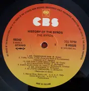 Double LP - The Byrds - History Of The Byrds - Sunburst CBS Labels