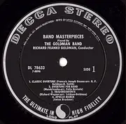 LP - The Goldman Band , Richard Franko Goldman - Band Masterpieces