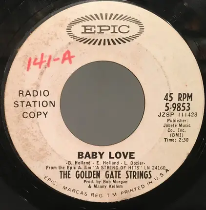 The Golden Gate Strings - 16 Candles / Baby Love