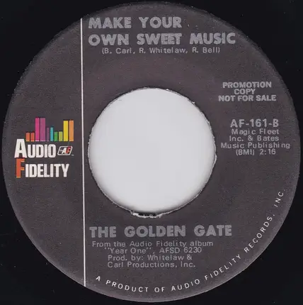 The Golden Gate - Diane / Make Your Own Sweet Music