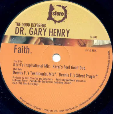 The Good Rev. Dr. Gary Henry - Faith