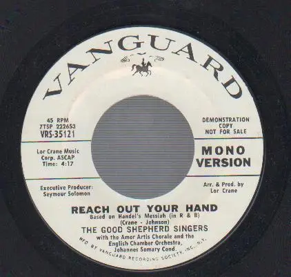 The Good Shepherd Singers - Reach Out Your Hand