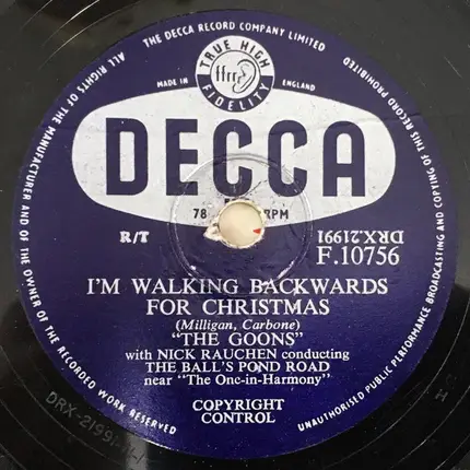 The Goons - The Bluebottle Blues / I'm Walking Backwards For Christmas