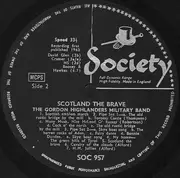 LP - The Gordon Highlanders - Scotland The Brave