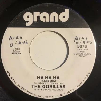 The Gorillas - Ha Ha Ha (Laugh Story)