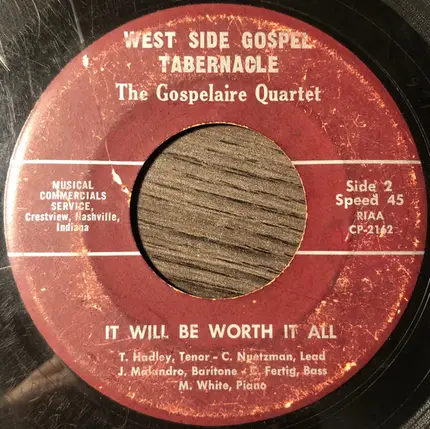The Gospelaire Quartet - I'm Feeling Fine (Cause I've Got Heaven On My Mind) / It Will Be Worth It All