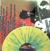 LP - The Gaggers - Rip You Off - WITH POSTER Yellow With Blue Splatter