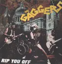 LP - The Gaggers - Rip You Off - WITH POSTER Yellow With Blue Splatter