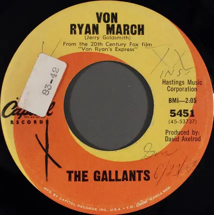 The Gallants - The Searcher / Von Ryan March
