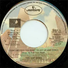 The Gap Band - I Don't Believe You Want To Get Up And Dance (Oops, Up Side Your Head)