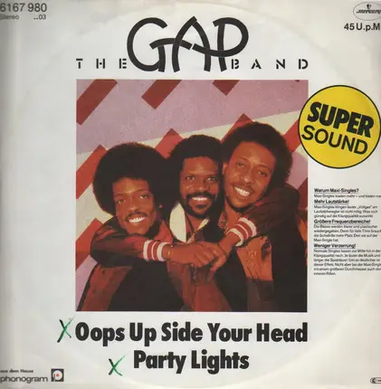 The Gap Band - Oops Up Side Your Head / Party Lights