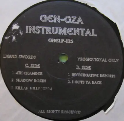 The Genius - GZA - Liquid Swords (Instrumental)