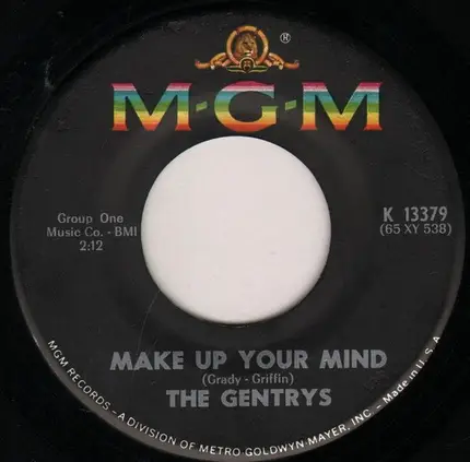 The Gentrys - Keep On Dancing / Make Up Your Mind