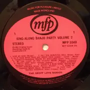 LP - The Geoff Love Banjos - Sing-Along Banjo Party Vol. 2