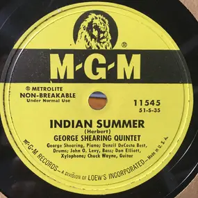 George Shearing - Indian Summer / Appreciation