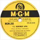 Schellack - The George Shearing Quintet - I'll Remember April / Jumping With Symphony Sid