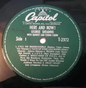 LP - The George Shearing Quintet - Here & Now!