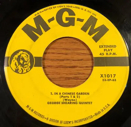 The George Shearing Quintet - In A Chinese Garden