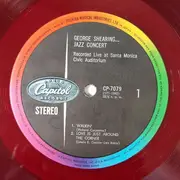 LP - The George Shearing Quintet - Jazz Concert - Red Vinyl