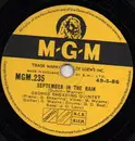 Schellack - The George Shearing Quintet - September In The Rain / Bop, Look And Listen