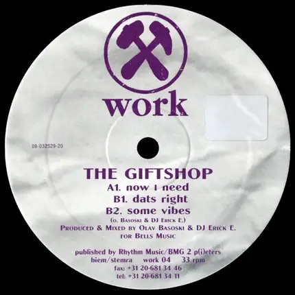 The Giftshop - Now I Need