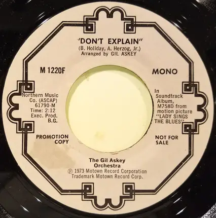 The Gil Askey Orchestra - Don't Explain