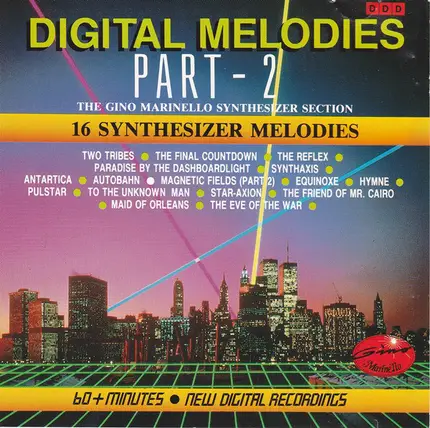The Gino Marinello Synthesizer Section - Digital Melodies Part-2 - 16 Synthesizer Melodies