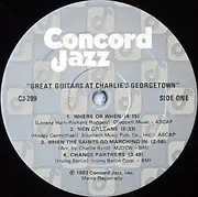 LP - The Great Guitars - Charlie Byrd - Barney Kessel - Herb Ellis - Great Guitars At Charlie's Georgetown