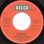 7inch Vinyl Single - The Great Disco Bouzouki Band - Giorgio / Ouzo & Retsina