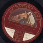 The Great White Way Orchestra - All Over Nothing At All / To-morrow