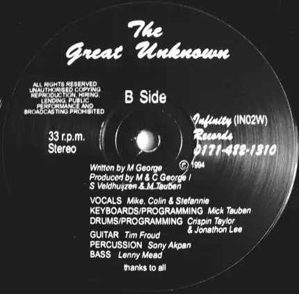 The Great Unknown - Information