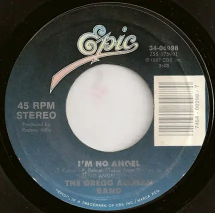 The Gregg Allman Band - I'm No Angel