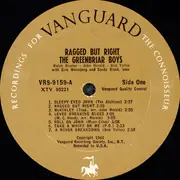 LP - The Greenbriar Boys - Ragged But Right! - Mono