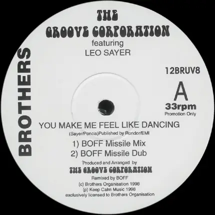 The Groove Generation - You Make Me Feel Like Dancing