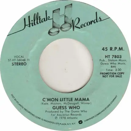 The Guess Who - C'mon Little Mama