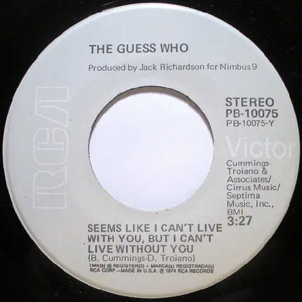 The Guess Who - Dancin' Fool