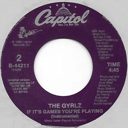 The Gyrlz - If It's Games You're Playing