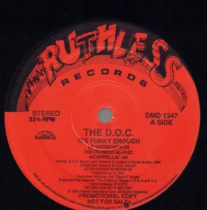 The D.O.C. - It's Funky Enough