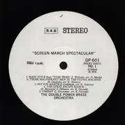 LP - The Double Power Brass Orchestra - Screen March Spectacular - +obi