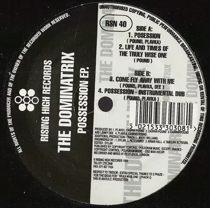The Dominatrix - Possession EP.
