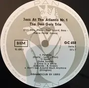 10'' - The Don Gais Trio - Jazz At The Atlantis Nr. 1