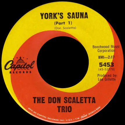 The Don Scaletta Trio - York's Sauna