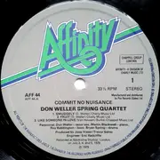 LP - The Don Weller Spring Quartet - Commit No Nuisance