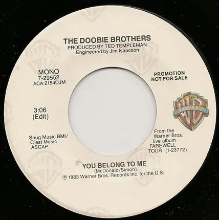 The Doobie Brothers - You Belong To Me