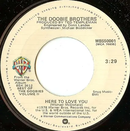 The Doobie Brothers - Here To Love You (Remix)